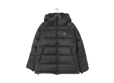 SEE SEE Full Zip Puff Hoodie Jacket "Black"