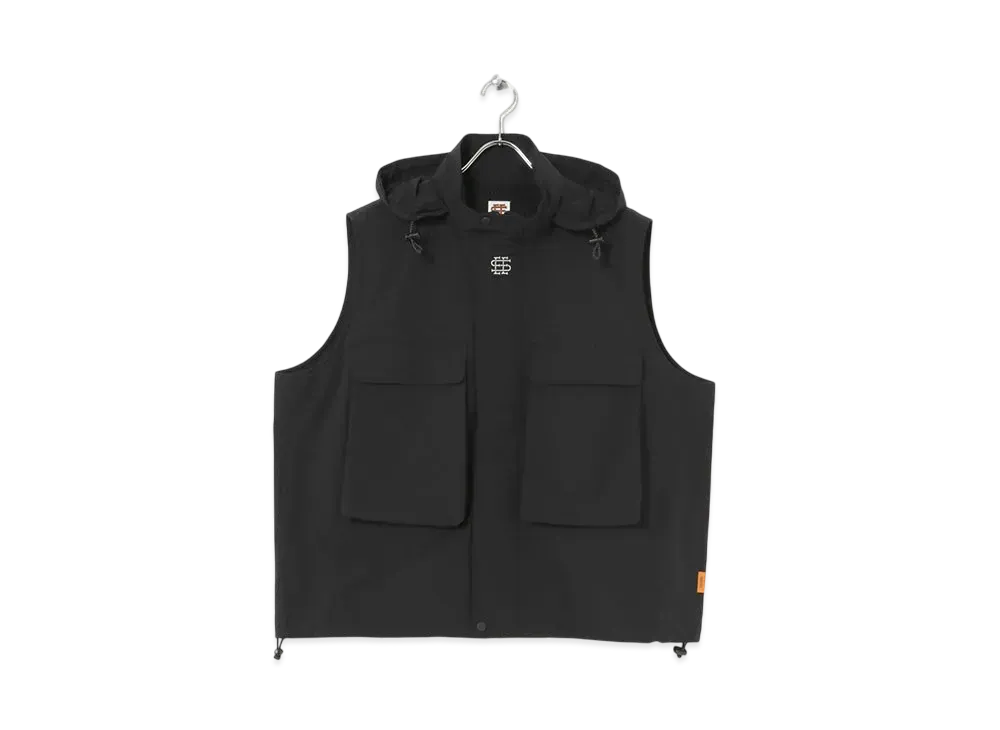 SEE SEE Full Zip Vest "Black"