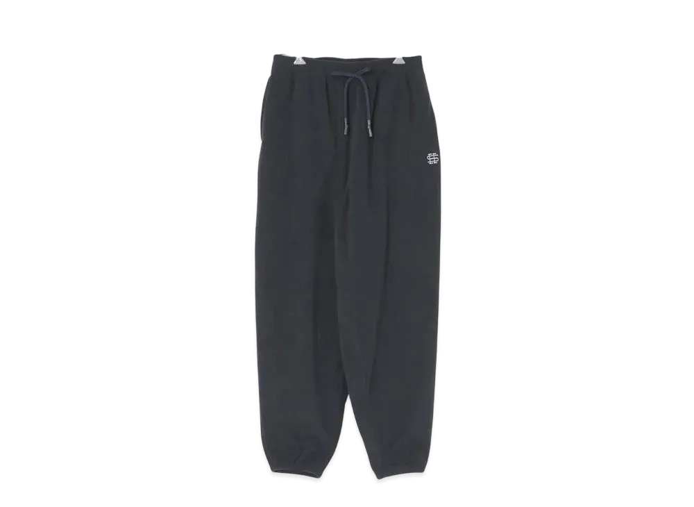 SEE SEE Super Wide Sporty Fleece Pants "Navy"