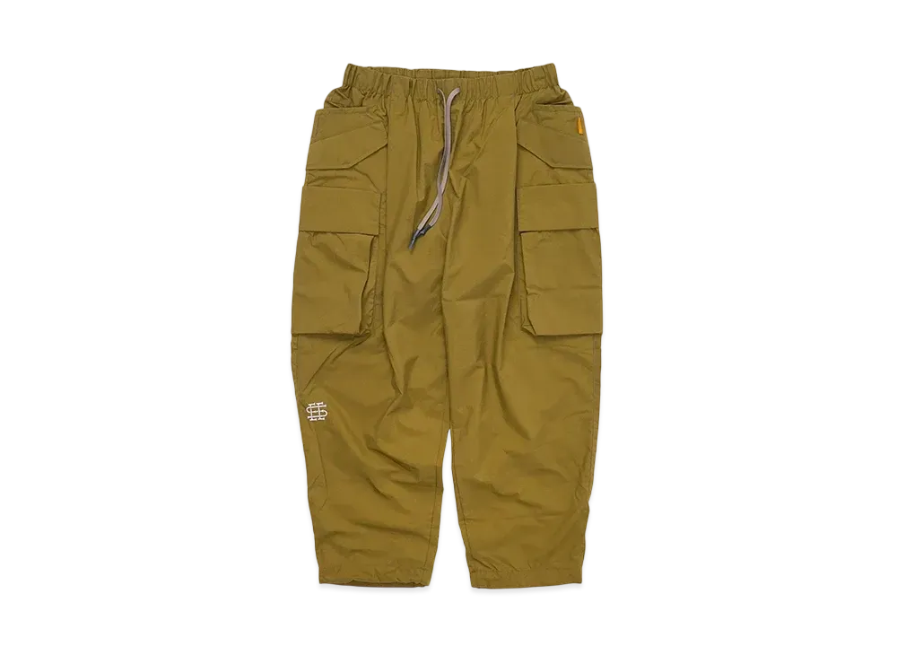 SEE SEE x LIVIN' & GROUND FLOOR MACAU Big Pocket Wide Cargo Pants "Moss"