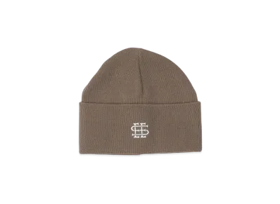 SEE SEE x LIVIN' & GROUND FLOOR MACAU Logo Beanie "Smoke Brown"