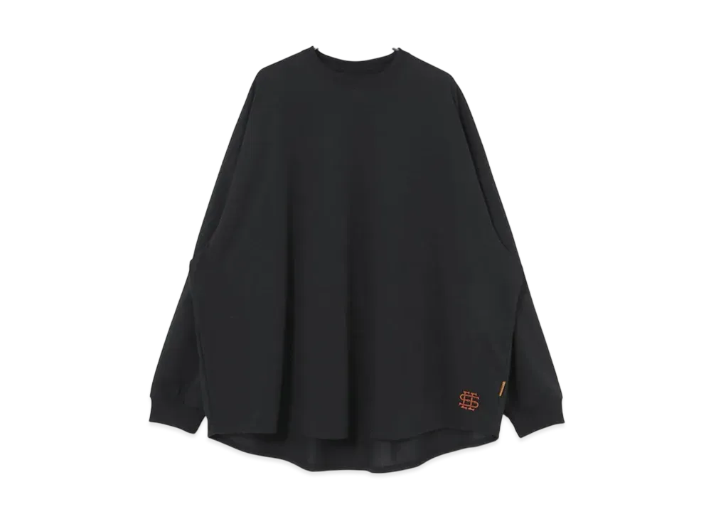 SEE SEE Super Big Round LS Tee "Black"