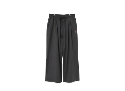 SEE SEE Two Tuck Baggy Pants "Charcoal"