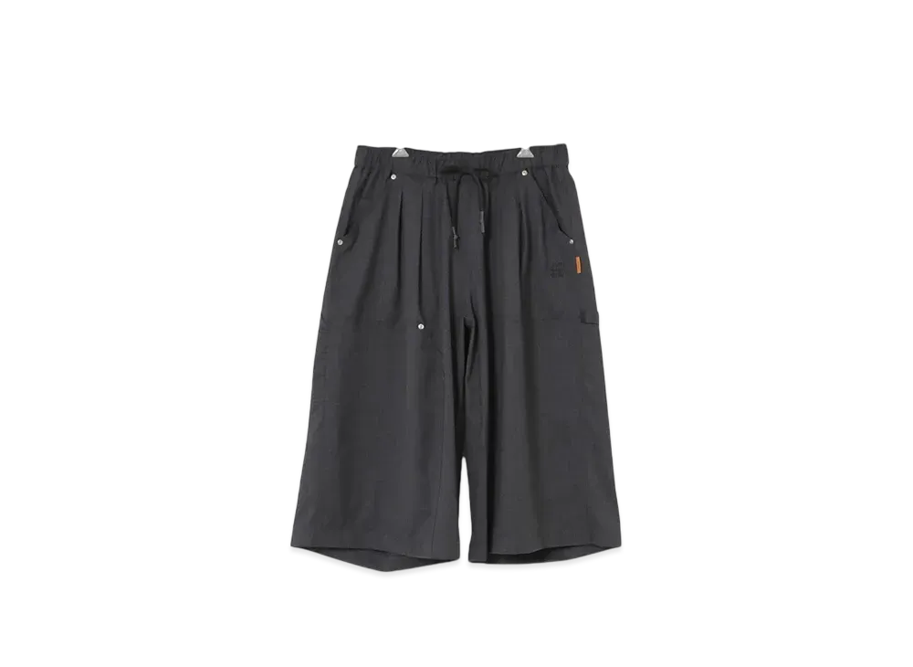 SEE SEE Wide Two Tuck Double Knee "Charcoal"