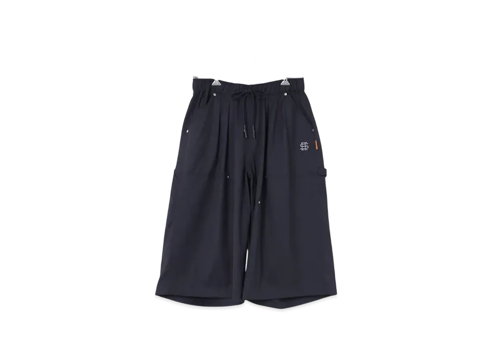 SEE SEE Wide Two Tuck Double Knee "Navy"