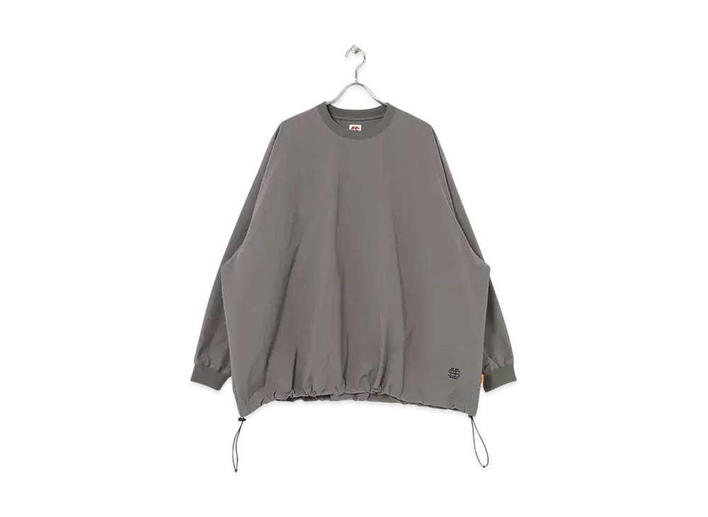 SEE SEE Super Big Flat LS Tee W "Grey"