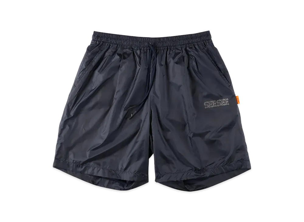 SEE SEE Packable Baggy Shorts "Navy"