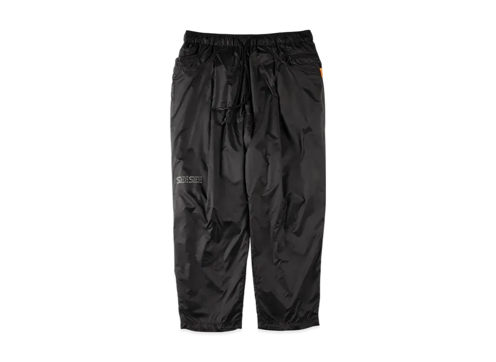 SEE SEE Packable Wide Tapered Easy Pants "Black"