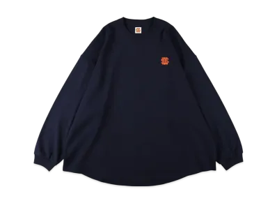 SEE SEE Thermal Super Big Round LS Tee "Navy"