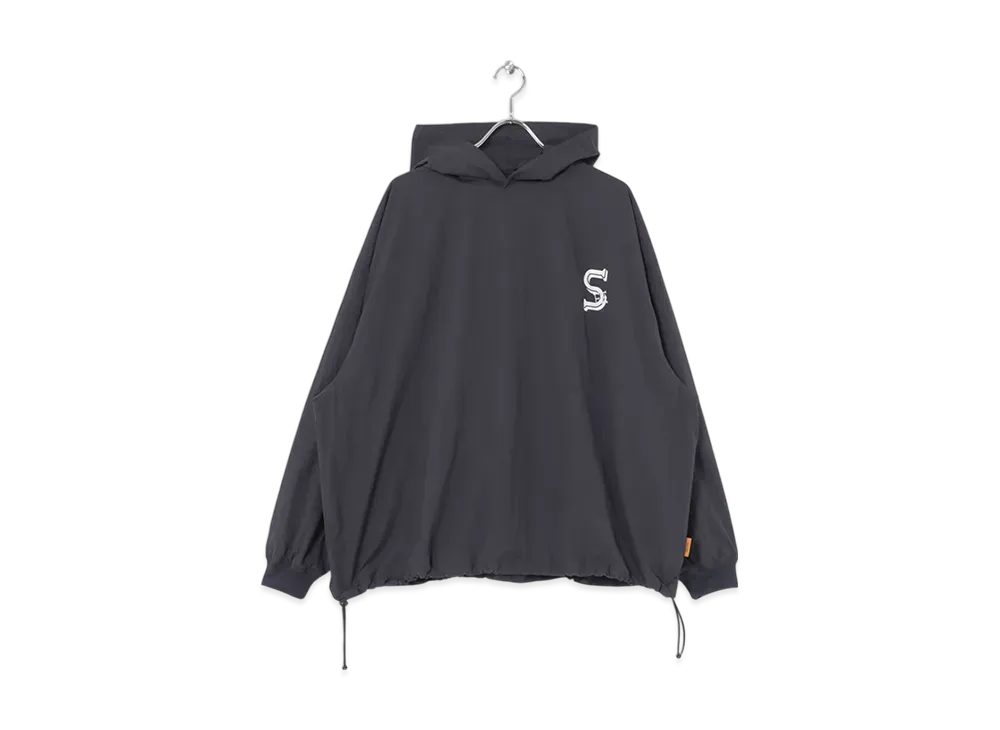 SEE SEE Nylon Super Big Hoody LS T "Navy"