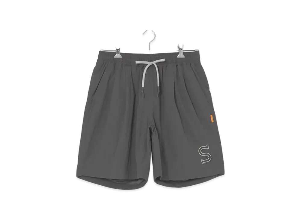 SEE SEE Nylon Baggy Shorts "Grey"