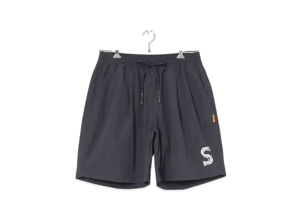 SEE SEE Nylon Baggy Shorts "Navy"
