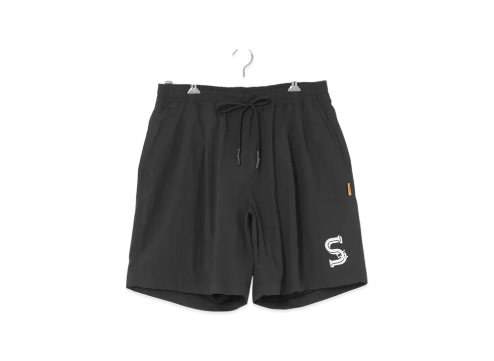 SEE SEE Nylon Baggy Shorts "Black"
