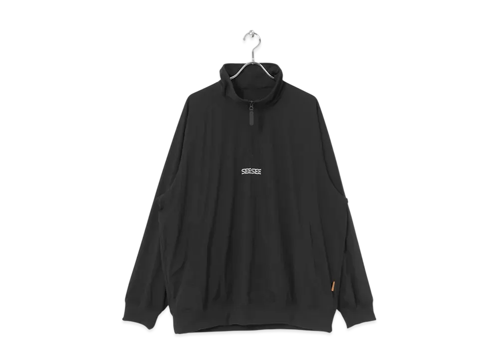 SEE SEE Half Zip Nylon Jacket "Black"