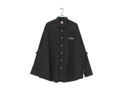 SEE SEE Big Nylon Shirt "Black"
