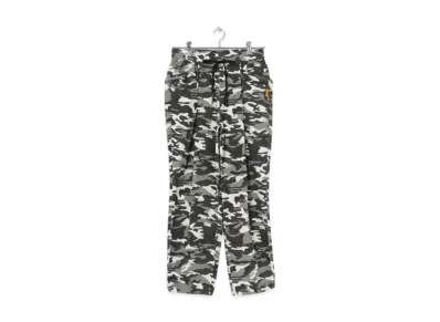 SEE SEE Wide Tapered Easy Pants "Black Camo"