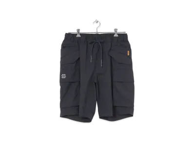 SEE SEE Wool Baggy Cargo Shorts "Navy"