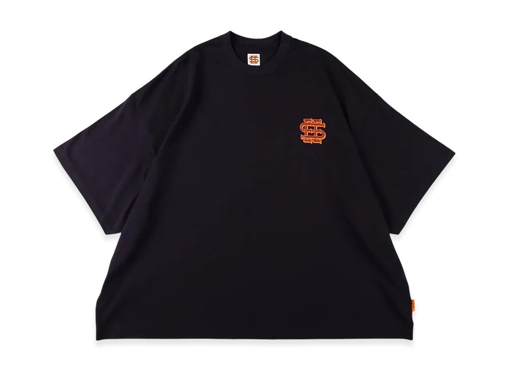 SEE SEE Super Big Flat Tee Melt Logo "Navy"
