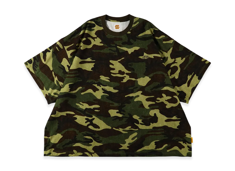 SEE SEE Super Big Flat City Camo Tee "City Green Camo"