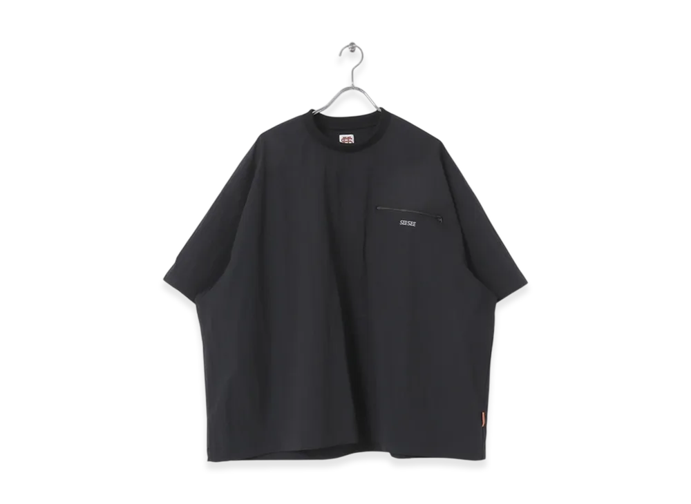 SEE SEE Packable Super Big SS Tee "Black"