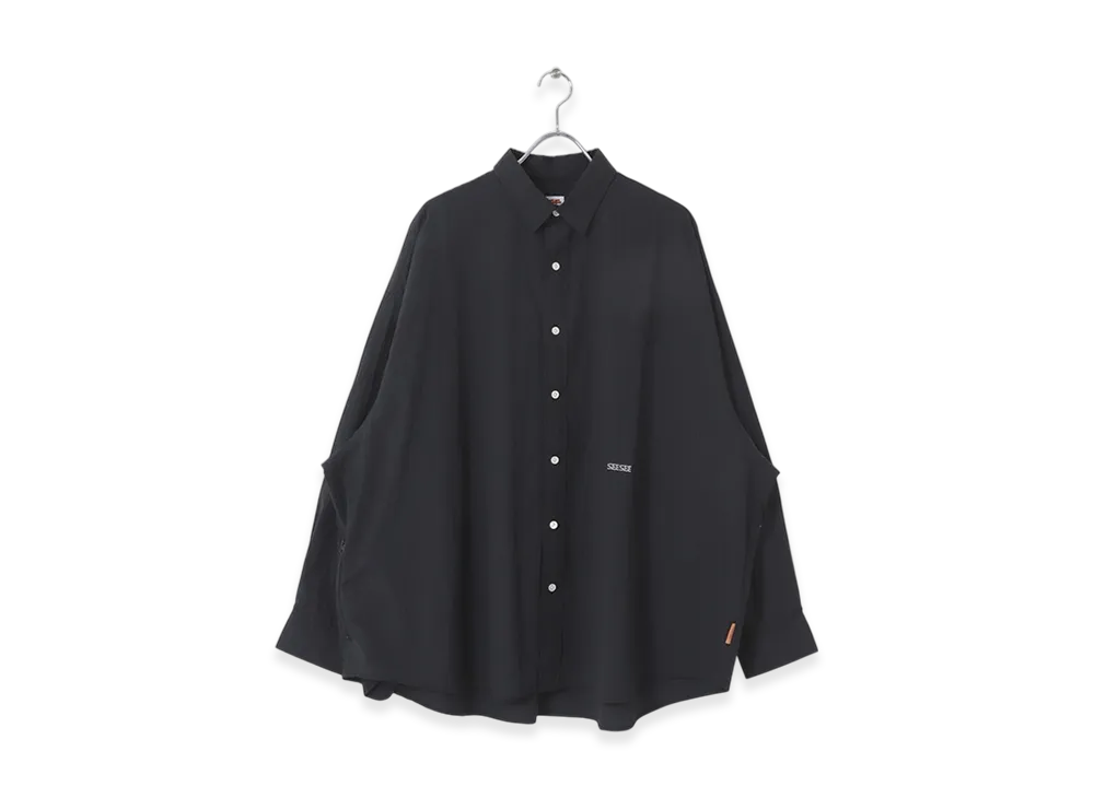SEE SEE Packable Big Shirt "Black"