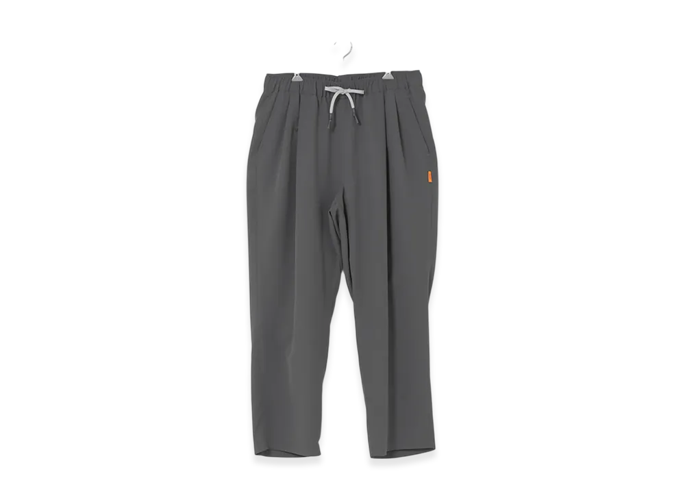 SEE SEE WIDE TWO TUCK PANTS "Charcoal"