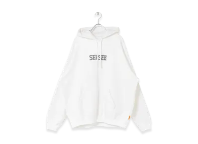 SEE SEE SWEAT HOODIE "White"