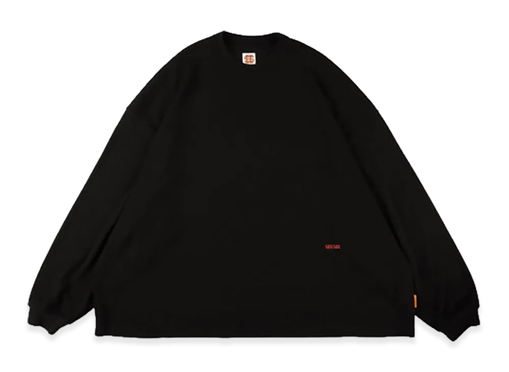 SEE SEE Super Big LS Knit Tee "Black"