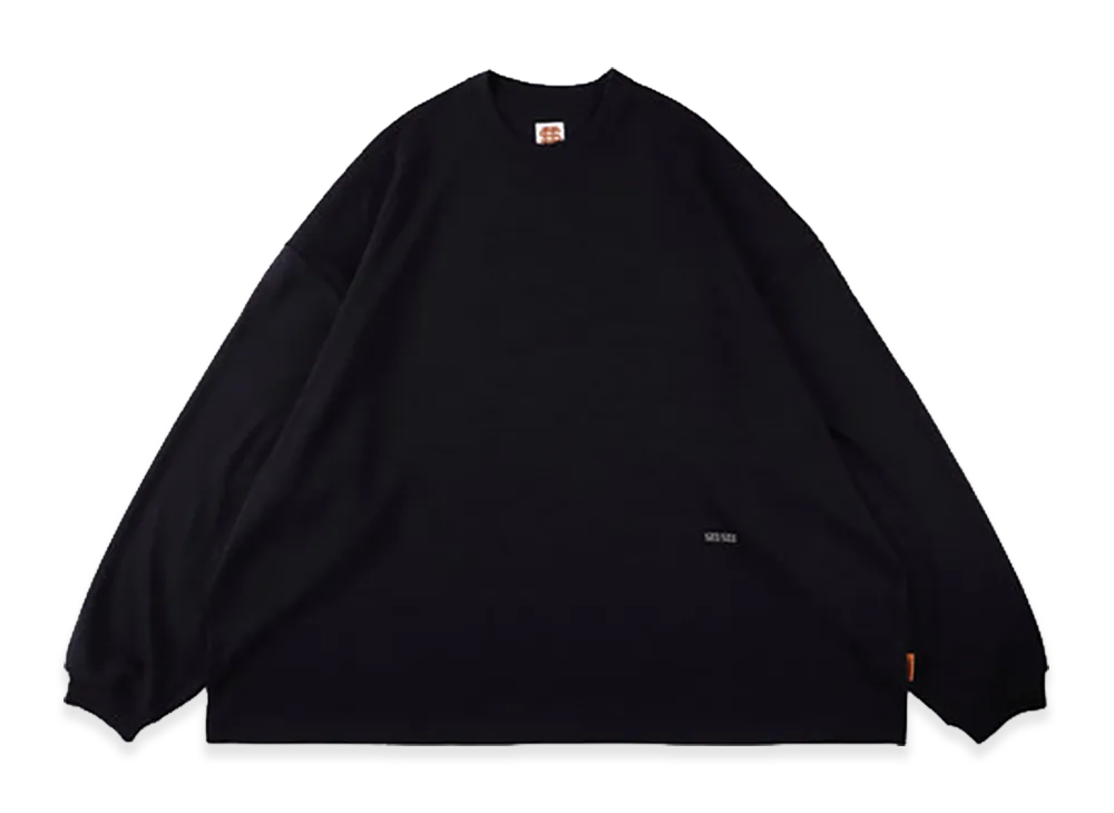 SEE SEE Super Big LS Knit Tee "Navy"