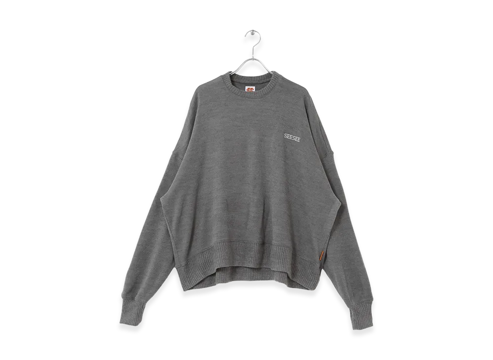 SEE SEE x URBS Crew Knit (Knit Sew) "Charcoal"