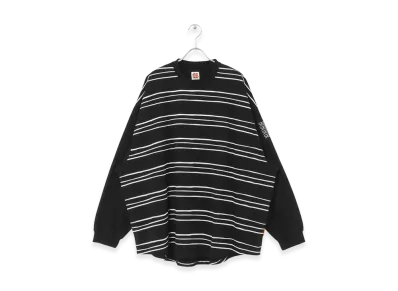 SEE SEE x URBS Super Big LS Tee (Multi Border) "Black"