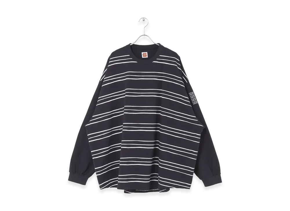 SEE SEE x URBS Super Big LS Tee (Multi Border) 