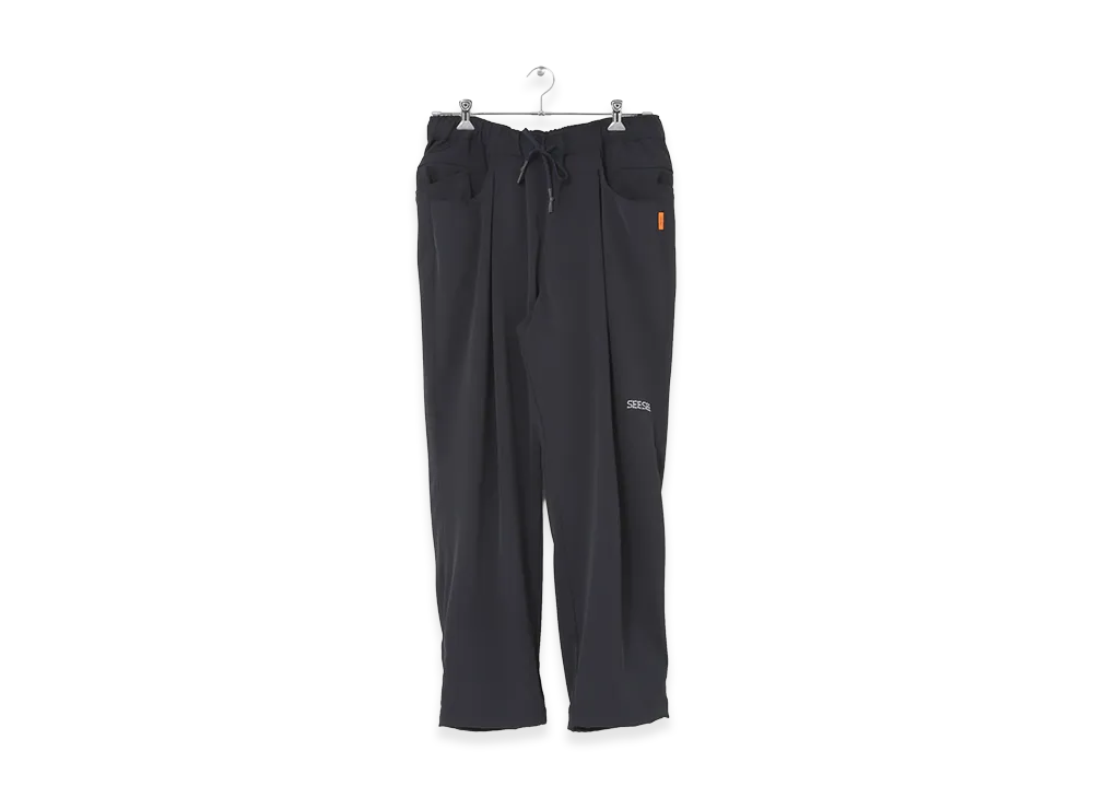 SEE SEE x URBS Wide Tapered Easy Pants "Navy"