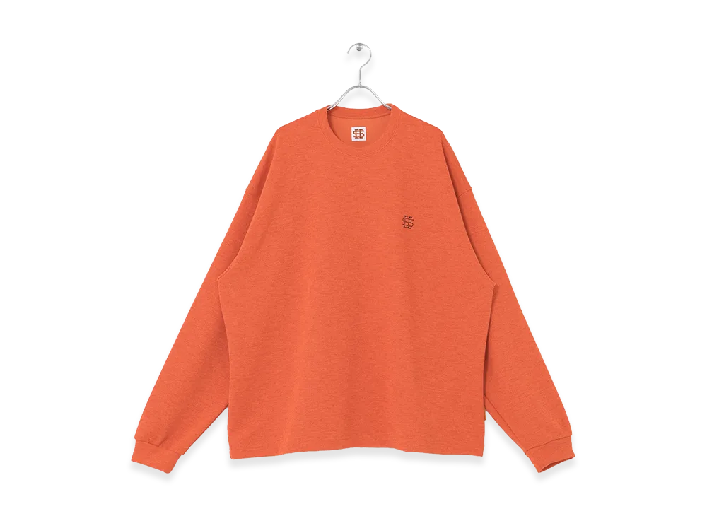 SEE SEE x URBS Basic LS Tee ( Knit Sew) "Orange"