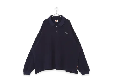 SEE SEE x URBS LS Polo (Knit Sew) "Navy"