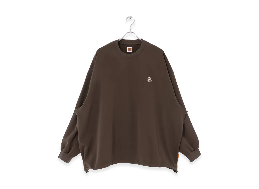 SEE SEE Super Big LS Tee W/D "Brown"
