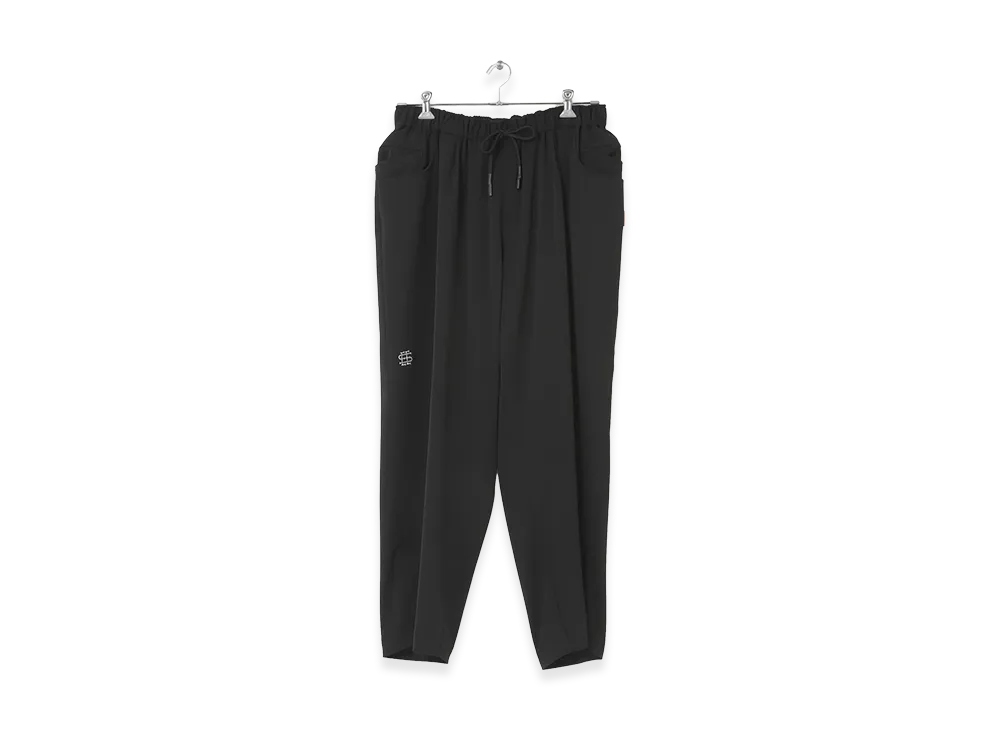 SEE SEE Super Wide Tapered Pants "Black"