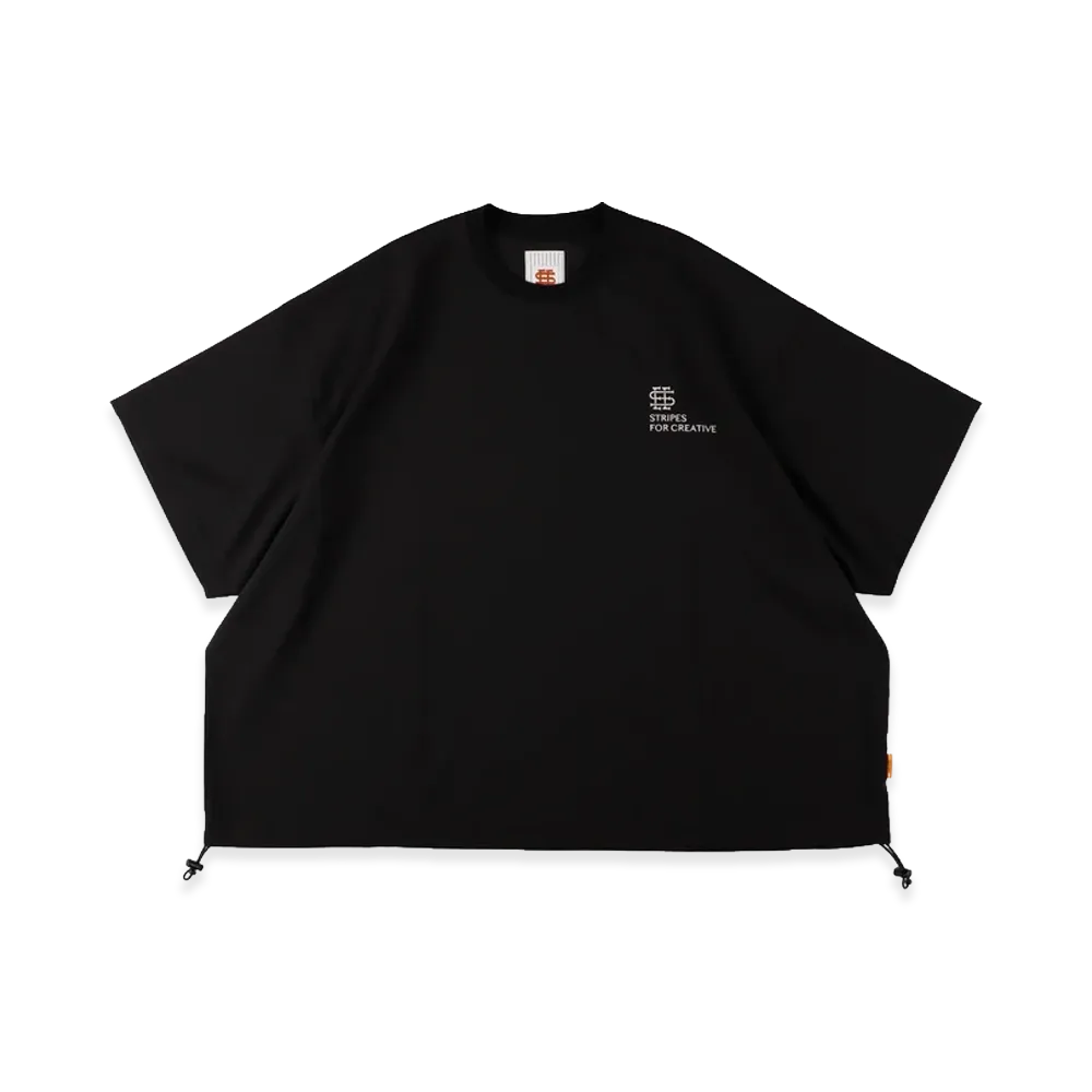 SEE SEE x S.F.C SS S/W Crew W Drawstrings "Black"