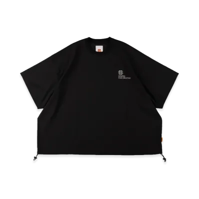 SEE SEE x S.F.C SS S/W Crew W Drawstrings "Black"