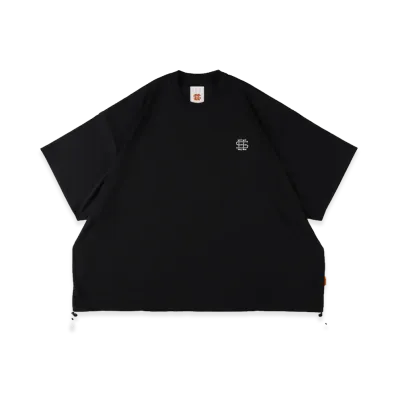 SEE SEE x S.F.C Super Big SS Tech Tee W Drawstrings "Black/White"