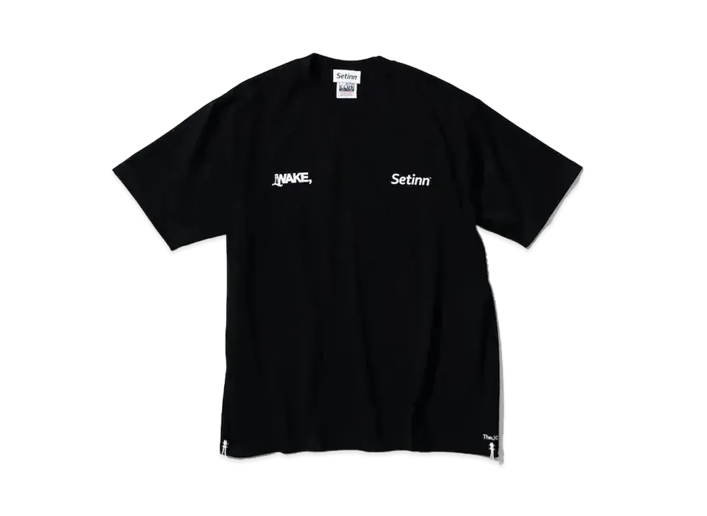Setinn x WAKE. x The Hermit Club T-shirt "Black"