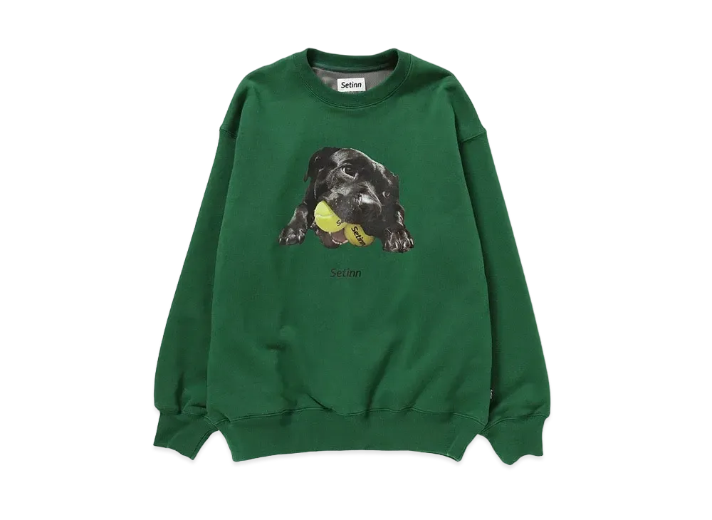 Setinn Balldog Crew Sweat "Dark Green"