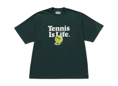Setinn Tennis Is Life Tee Men "Dark Green"