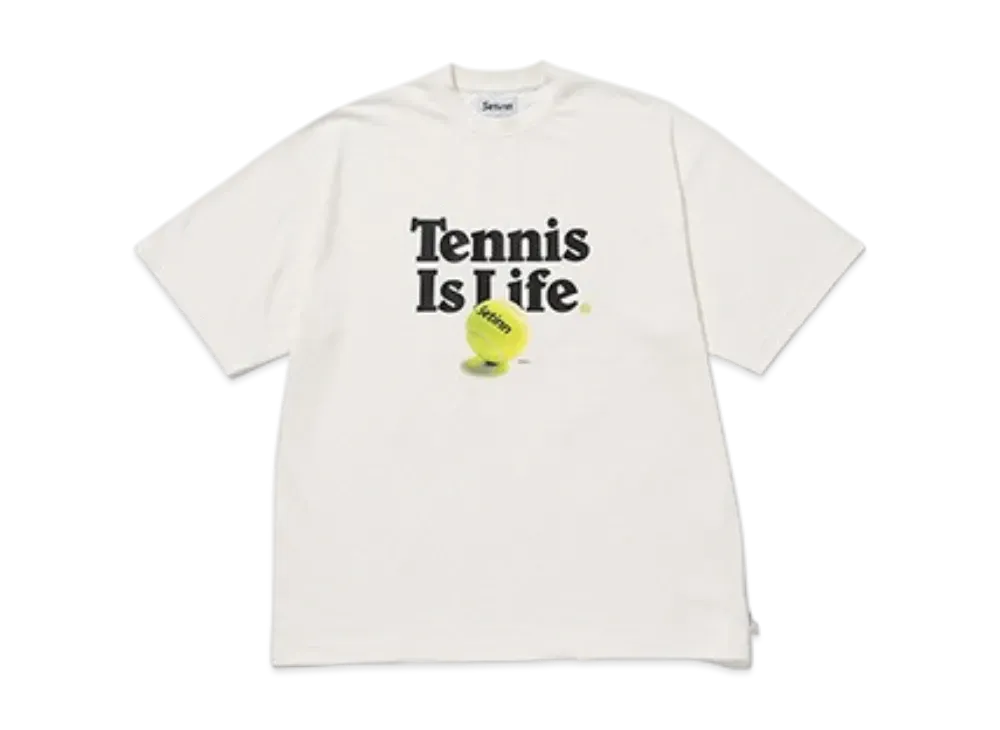 Setinn Tennis Is Life Tee Women "White"