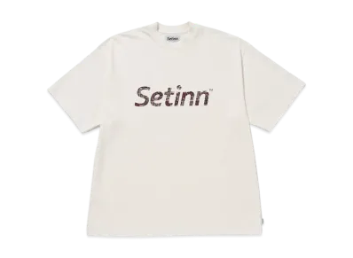 Setinn Script Logo Tee Women "White"