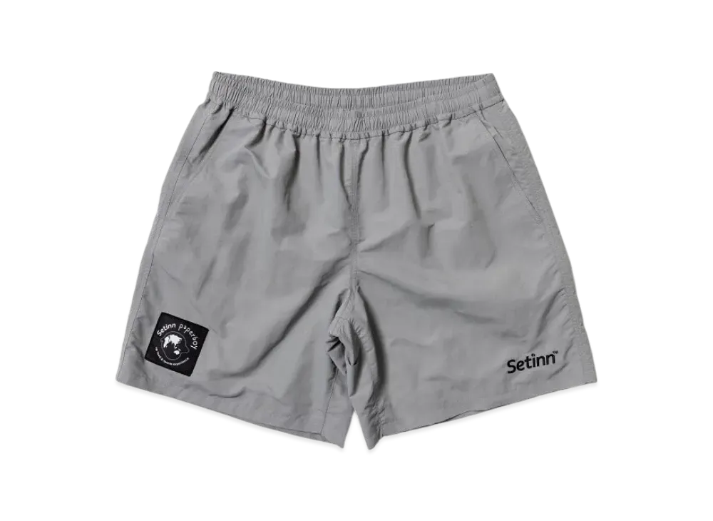 Setinn x paperboy Nylon Shorts "Grey"