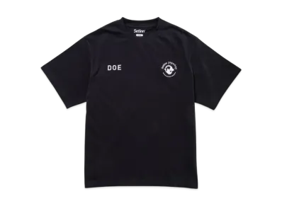Setinn x paperboy Doe Tee "Black"