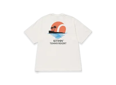 Setinn Sunset Tee Men "White"