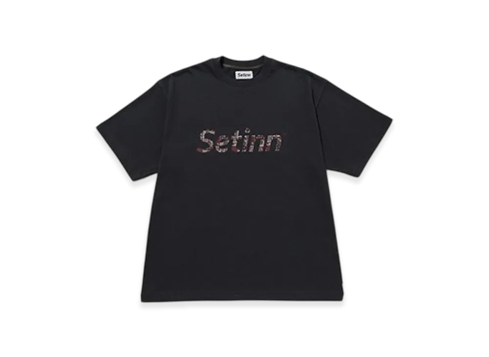 Setinn Women's Script Logo Tee "Charcoal"