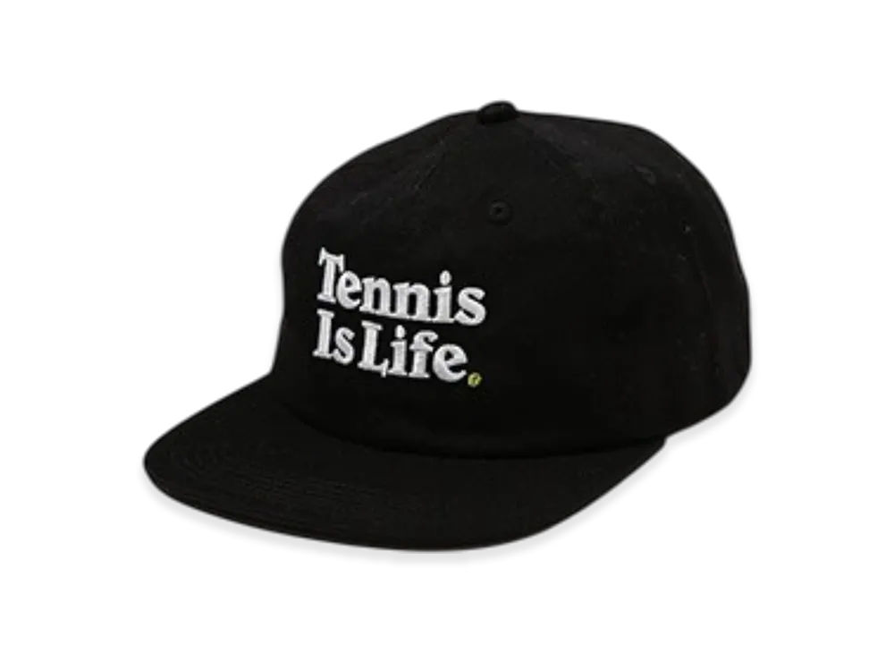 Setinn Souvenir Cap -Tennis Is Life- "Black"